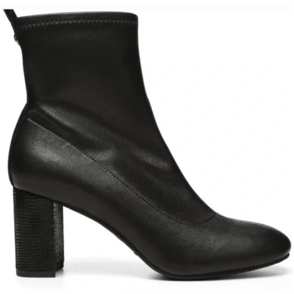 Donald Pliner Women’s Katie Black Boots Size 8.5 Leather - Picture 2 of 8